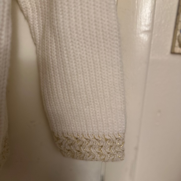 Vintage Dotty Mann white  cardigan - Picture 10 of 11